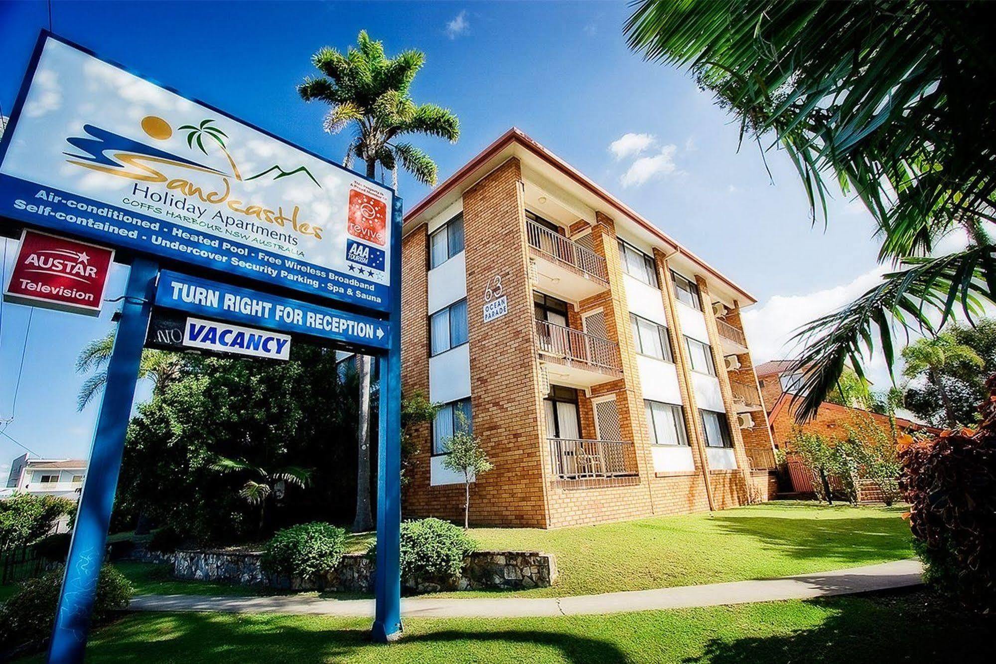 Sandcastles Holiday Apartments コフスハーバー エクステリア 写真